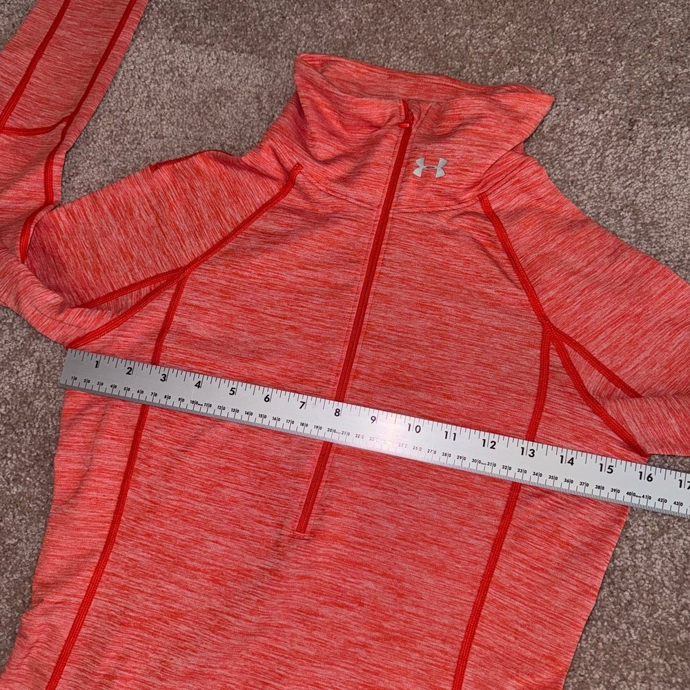 Under Armour Women's Coral Heat Gear Quarter Zip 1/4 Zip Pullover Jacket - Small - Picture 5 of 12